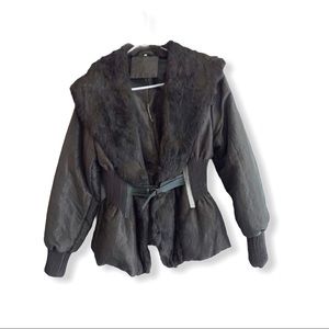Jacket with Rabbit Fur from ITALY